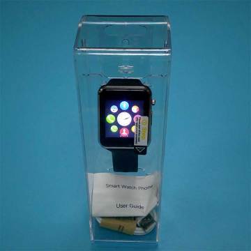 High Quality Smart Watch Clear Display Plastic Storage Box Customize Paper Artwork