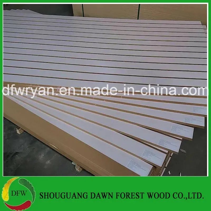 High Glossy Melamine Faced 15/18mm Slot MDF