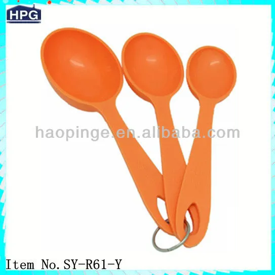 High Capacity long-handled plastic serving dessert spoon