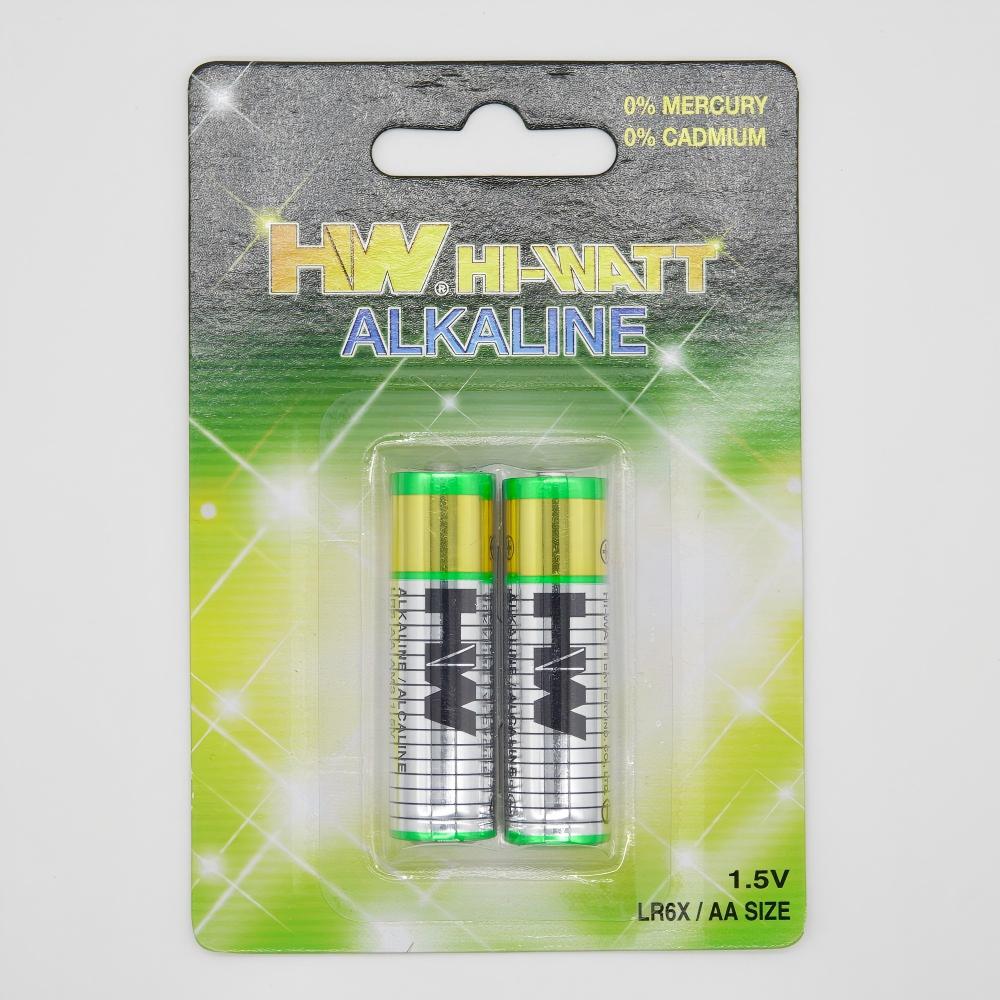 HW Alkaline Battery AA LR6 2pcs