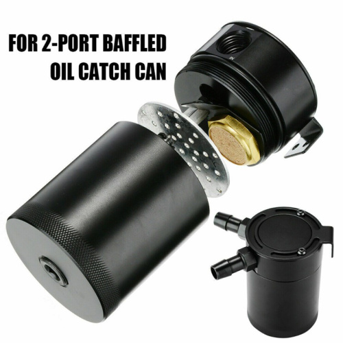 Car oil pot exhaust pipe catch oil tank