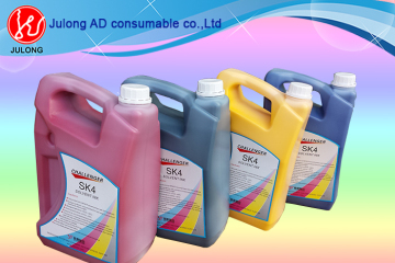 Challenger SK4 Solvent ink C/Y/M/W