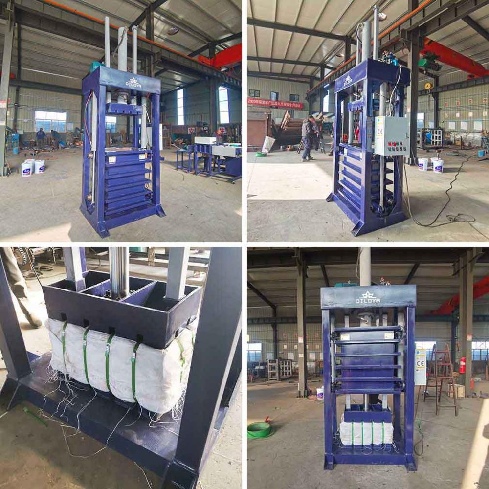 Vertical Used Clothings Baler