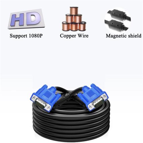 15m VGA Cable for CCTV Surveillance