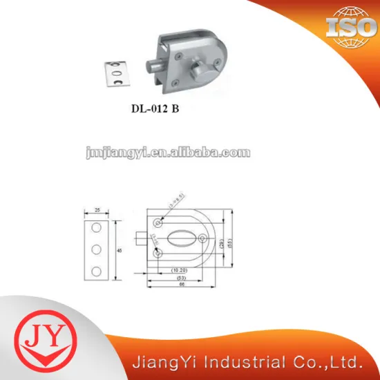 Stainless Steel Locks With Knob For Glass