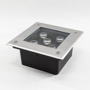 Stainless Square Recessed Deck Buried LED Inground Light