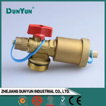 Wholesales expanding brass automatic manifild kit/airvent and drain valve