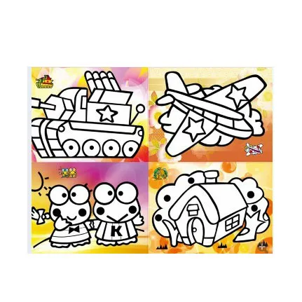 2024 Kids' Creative Craft Art Set: Sand Art, Painting, Stickers & Paper Drawing Toys for Age-Appropriate Fun