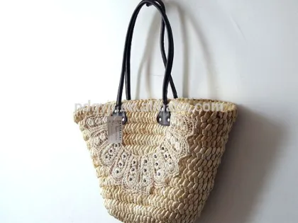 Best handmade wheat straw shopping basket