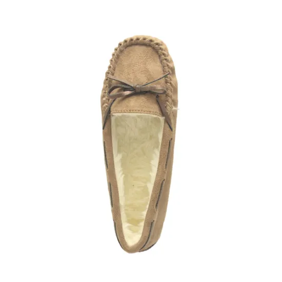 winter fluffy moccasins for womens