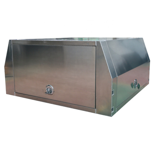 UTE Canopy Tool Box Heavy Duty Aluminum Flat Plate UTE/Truck Dustproof Canopy Factory