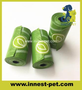 Eco-friendly Green Color Dog Poop Bag