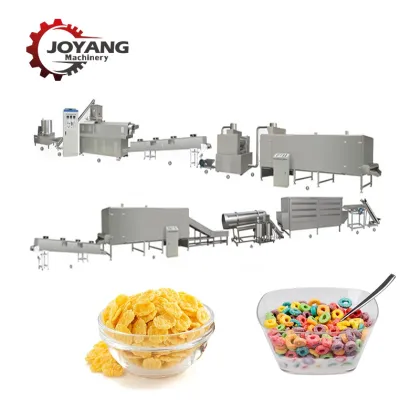 Automatic Cereal Production Line: Coco Pops and Froot Loops Manufacturing Machine