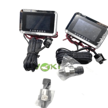 Universal Excavator Gauge Kit: Truck Car Water Temperature, Oil Pressure, Voltage Meters & Engine Hour Meter