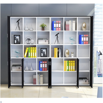 Ample Space Wooden Bookcase With Doors