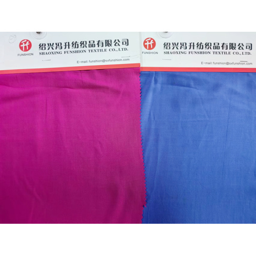 Comfortable Soft Fabric Rayon Cotton Voile Dyed Fabric Manufactory