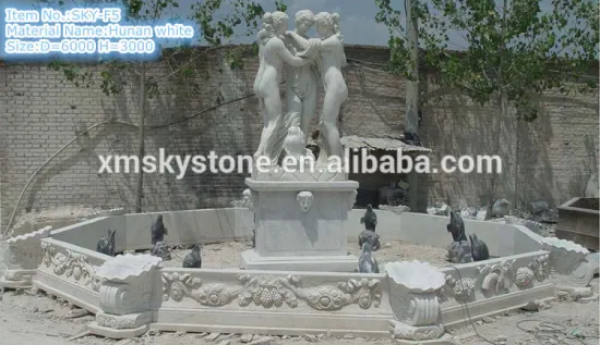 SKY-F5 hunan white high quality outdoor stone fountains for sale