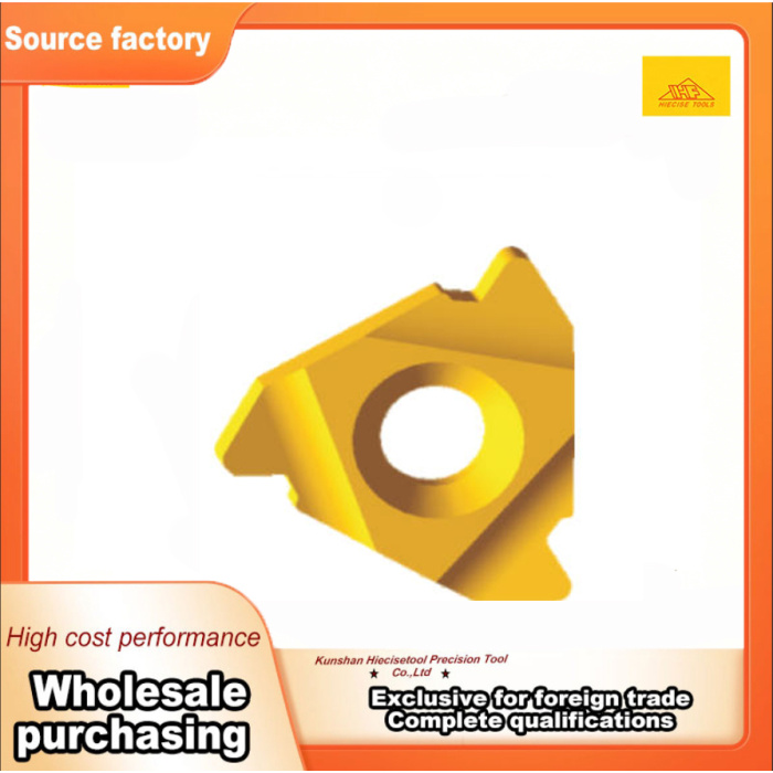 Inserto de rosca externa con diseño triangular estándar