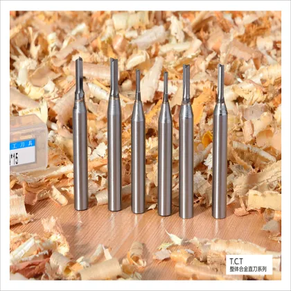 Solid Carbide Straight Router Bits for Woodworking Applications