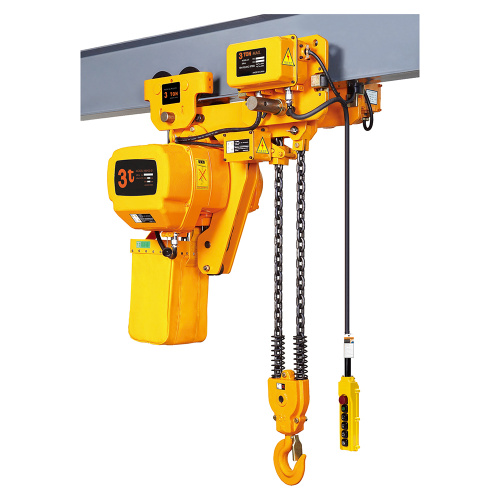 Double electric chain hoist trolley for sale