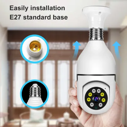 v380pro Wireless 360 Degree Bulb Camera