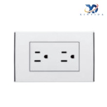 সুবিধাজনক ছয় গর্ত প্রাচীর সুইচ সকেট