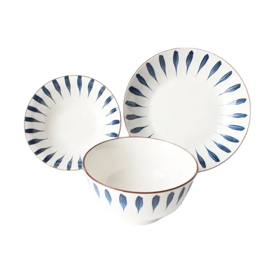 Wholesale French eco-friendly White Pottery Restaurant