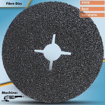 4" disc 100x16MM Grit116 Fiber Disc in abrasives tools for stone, glass