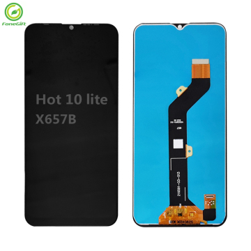 6.6 \ "LCD 디스플레이 디스플레이 인 infinix hot 10 lite x657b 용 터치 스크린 디지타이저