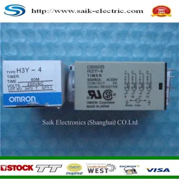 Omron Timer H3Y-4 220VAC 60M