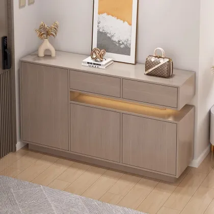 High Living Room Shoe Cabinet Household Door Entrance Cabinet