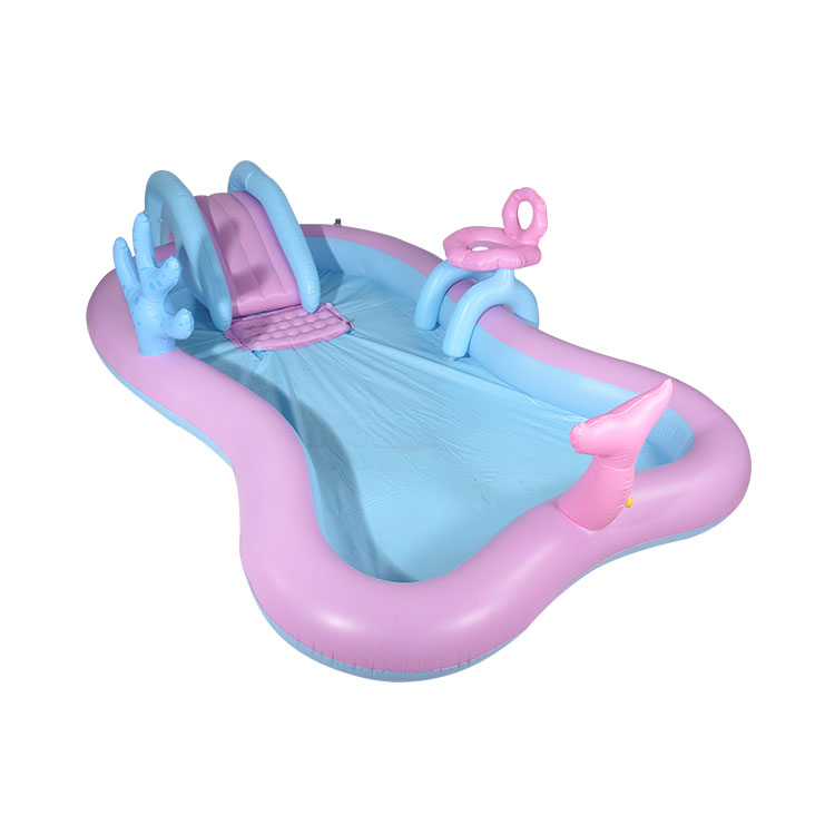 Fish shape inflatable swimming pool kids paddling pool