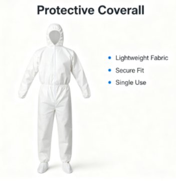 Disposable Protective Coverall for Full Body Safety
