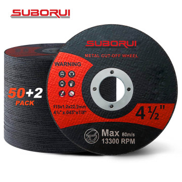 SUBORUI 4.5 inch Cutting Wheel - Abrasive Tool for Stainless Steel and Metal Cutting