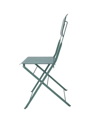 Outdoor Metal Folding Slatted Chair