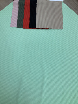 High Quality Pleated Lurex Knit Fabric