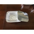 Recipiente de aluminio de aluminio de aerolínea desechable para embalaje de alimentos