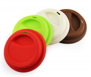 Universal Reusable Silicone Rubber Dome Lid Cover for Coffee Cups
