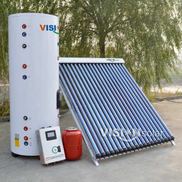 High Efficient Closed Loop Separated Pressurized Solar Water Heater Heat Pipe
