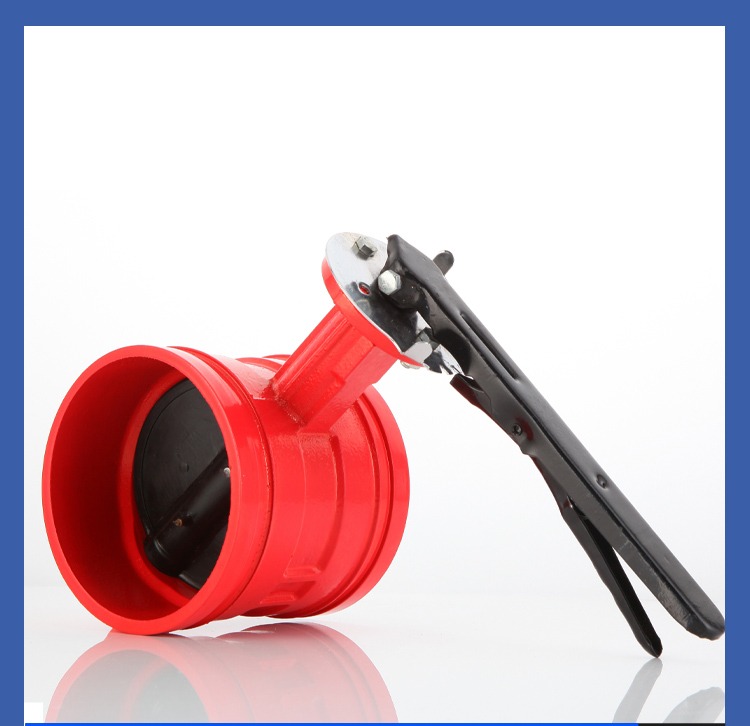 Dn150 Hand Shank Trench Butterfly Valve, High Quality Dn150 Hand Shank ...