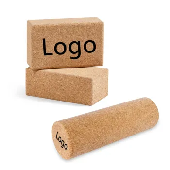 Wholesale Cork Yoga Block and Massage Roller Set for Relaxation and Pain Relief