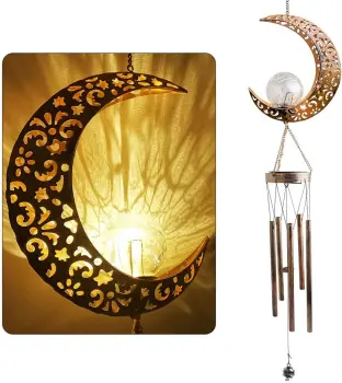 Solar Moon Wind Chimes Outdoor