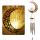 Solar Moon Wind Chimes al aire libre