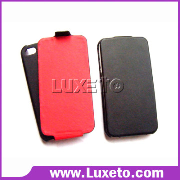 flip wrapped leather cases for iphone4g