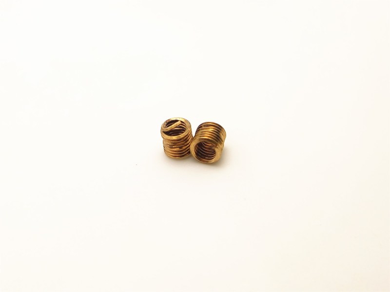 M4*0.7 Phosphor bronze wire thread insert non-magnetic copper brace thread sheath