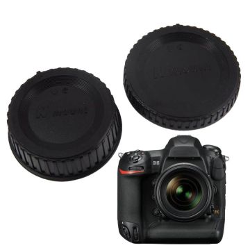 F Mount Rear Lens Cap Cover + Camera Front Body Cap For Nikon F DSLR and AI Lens Replace BF-1B LF-4
