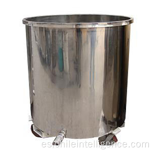 Tanque de mezcla de acero inoxidable con cilindro de extracción de tapa