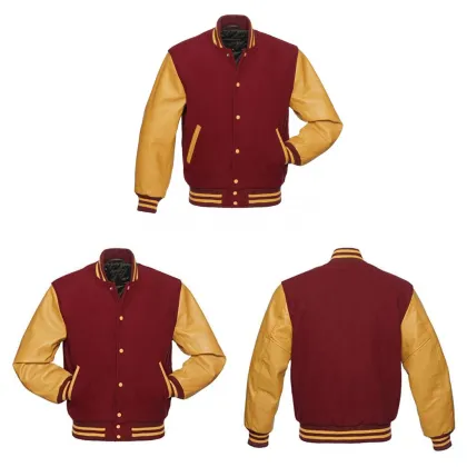 Custom Unisex Varsity Jackets for Men's Baseball Clothing - New Popularity in Custom Printing for Outdoor Wear