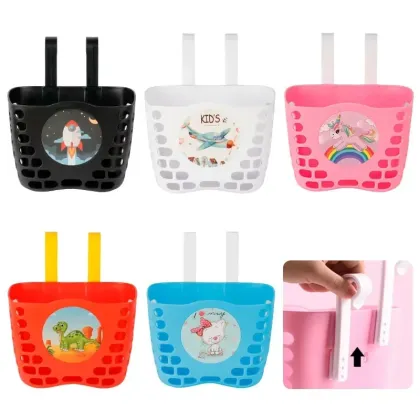 Bicycle Wall Hanging Basket for Children's Bikes and Scooters