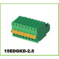 Bloque de terminales enchufable de paso de 2.5 mm